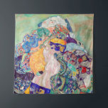 Gustav Klimt - Baby / Cradle Fleece Tapestry<br><div class="desc">Baby / Cradle - Gustav Klimt,  Oil on Canvas,  1917-1918</div>