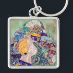 Gustav Klimt - Baby / Cradle Keychain<br><div class="desc">Baby / Cradle - Gustav Klimt,  Oil on Canvas,  1917-1918</div>