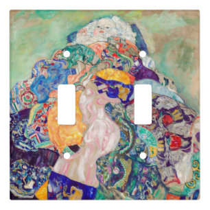 Gustav Klimt - Baby / Cradle Light Switch Cover