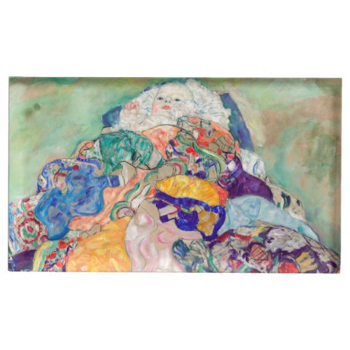 Gustav Klimt _ Baby  Cradle Place Card Holder