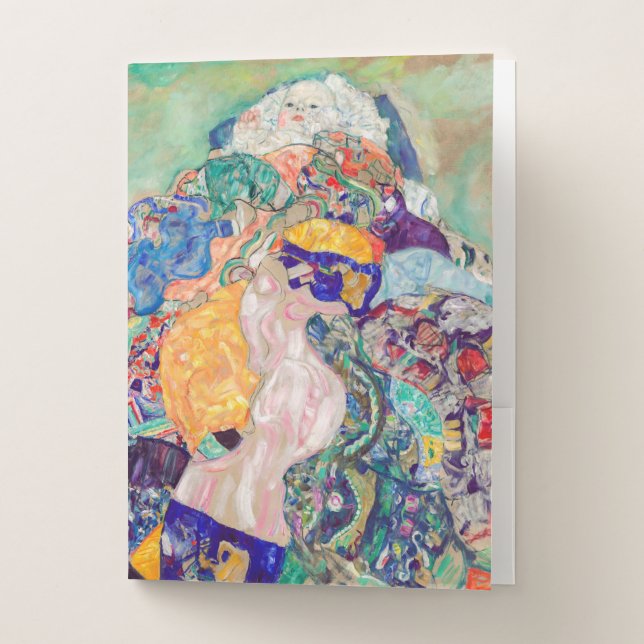 Gustav Klimt - Baby / Cradle Pocket Folder (Front)