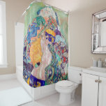 Gustav Klimt - Baby / Cradle Shower Curtain<br><div class="desc">Baby / Cradle - Gustav Klimt,  Oil on Canvas,  1917-1918</div>