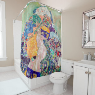 Gustav Klimt - Baby / Cradle Shower Curtain