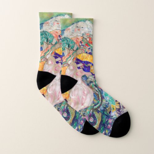 Gustav Klimt _ Baby  Cradle Socks