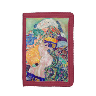 Gustav Klimt - Baby / Cradle Tri-fold Wallet