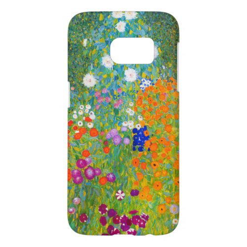 Gustav Klimt Bauerngarten Flower Garden Fine Art Samsung Galaxy S7 Case