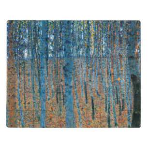 Gustav Klimt Beech Forest Vintage Fine Art Jigsaw Puzzle