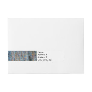 Gustav Klimt Beech Forest Vintage Fine Art Wrap Around Address Label