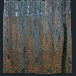Gustav Klimt, Beech Grove 1 Shower Curtain<br><div class="desc">Shower curtain with the Gustav Klimt art painting called "Beech Grove 1". "Beech Grove 1" painting is a painting with white beech tree trunks on a brown and gray background. Customizable.</div>