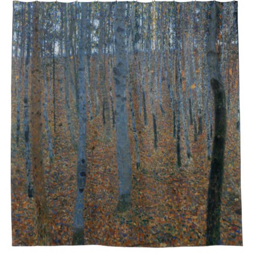 Gustav Klimt Beech Grove 1 Shower Curtain