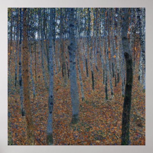 Gustav Klimt Beech Grove GalleryHD Fine Art Poster