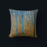 Gustav Klimt, Beech Grove I (1902) Throw Pillow<br><div class="desc">Gustav Klimt,  Beech Grove I (1902)</div>