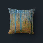 Gustav Klimt, Beech Grove I (1902) Throw Pillow<br><div class="desc">Gustav Klimt,  Beech Grove I (1902)</div>