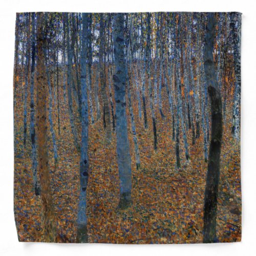 Gustav Klimt _ Beech Grove I Bandana