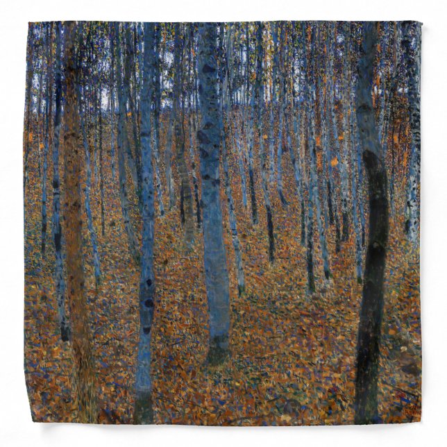 Gustav Klimt - Beech Grove I Bandana (Front)