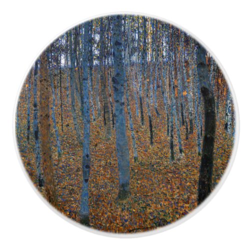 Gustav Klimt _ Beech Grove I Ceramic Knob
