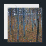 Gustav Klimt - Beech Grove I Invitation<br><div class="desc">Beech Grove I - Gustav Klimt,  Oil on Canvas,  1902</div>