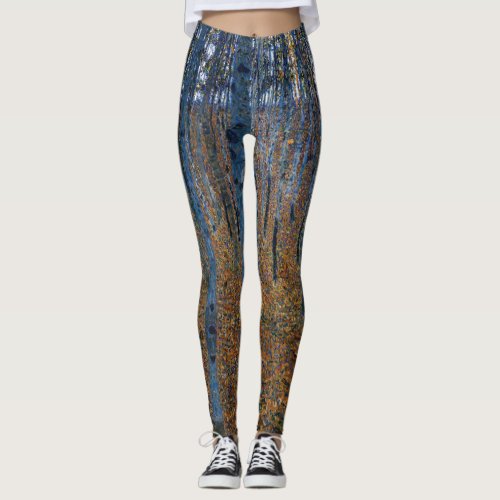 Gustav Klimt _ Beech Grove I Leggings