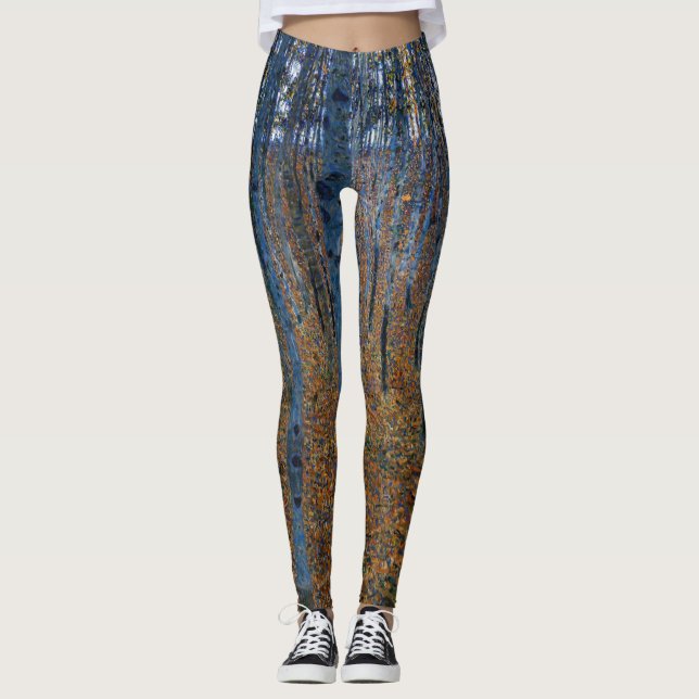 Gustav Klimt - Beech Grove I Leggings (Front)
