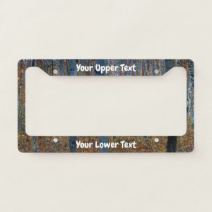 Gustav Klimt - Beech Grove I License Plate Frame