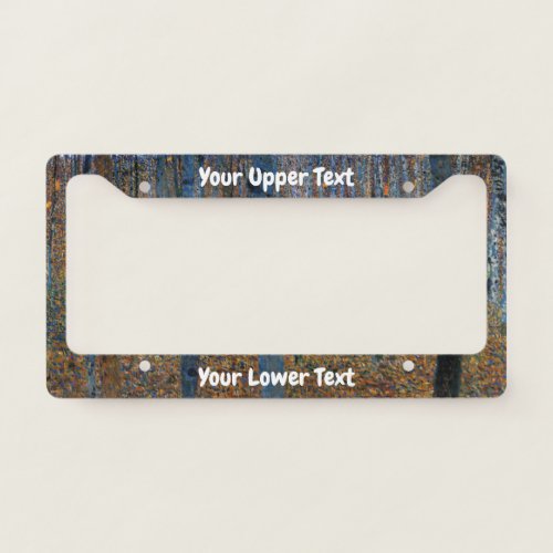 Gustav Klimt _ Beech Grove I License Plate Frame