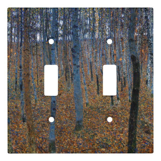 Gustav Klimt - Beech Grove I Light Switch Cover (Front)