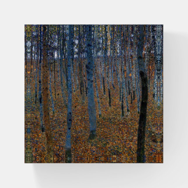 Gustav Klimt - Beech Grove I Paperweight (Front)