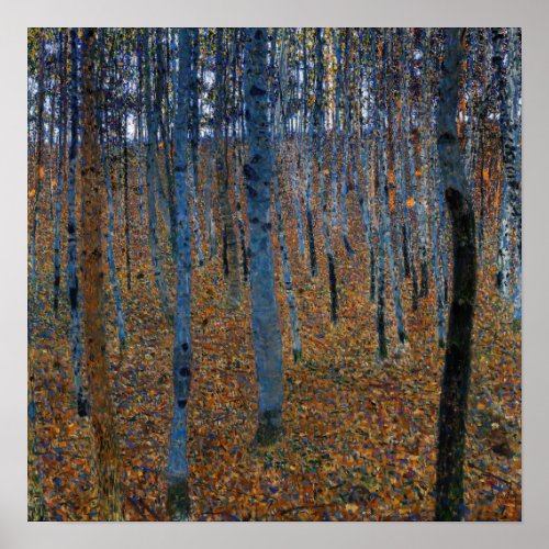 Gustav Klimt _ Beech Grove I Poster