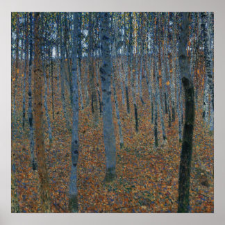 Gustav Klimt Beech Grove I Poster