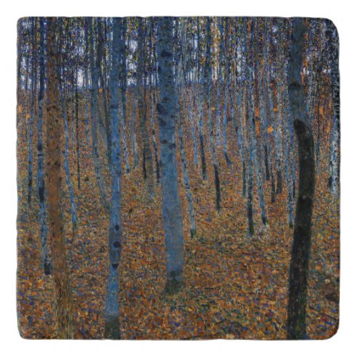 Gustav Klimt _ Beech Grove I Trivet