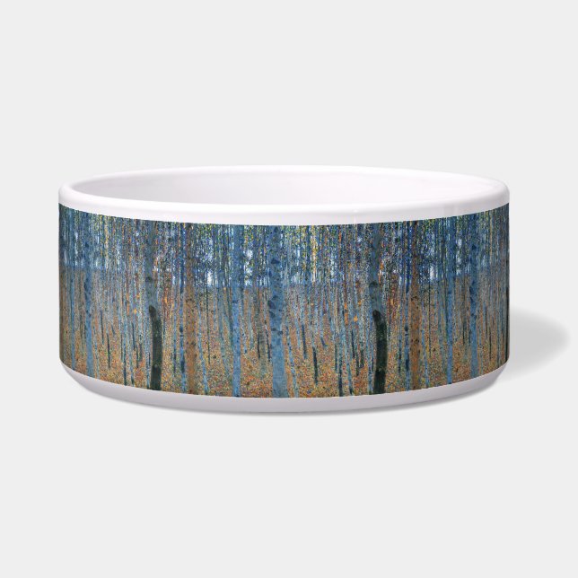 Gustav Klimt Beech Tree Forest Grove Bowl (Front)