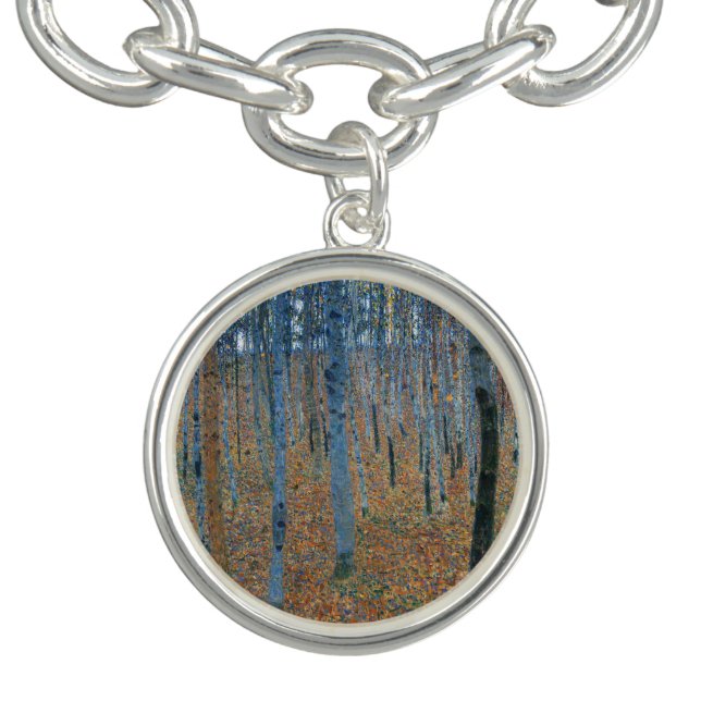 Gustav Klimt Beech Tree Forest Grove Bracelet (Design)