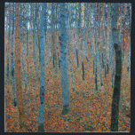 Gustav Klimt Beech Tree Forest Grove Cloth Napkin<br><div class="desc">This is based on classic nature painting artworks by Gustav Klimt, Beech Grove 1, 1902. The artwork portrays a dense forest of tall, slender birch trees, with pale trunks marked by dark, vertical lines. The foliage is depicted in shades of blue, green, and yellow, adding a sense of depth and...</div>