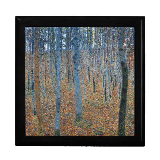 Gustav Klimt Beech Tree Forest Grove Gift Box (Front)