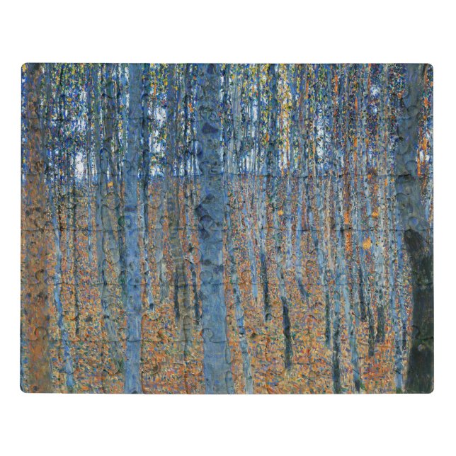 Gustav Klimt Beech Tree Forest Grove Jigsaw Puzzle (Puzzle Horizontal)