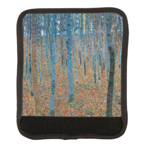 Gustav Klimt Beech Tree Forest Grove Luggage Handle Wrap