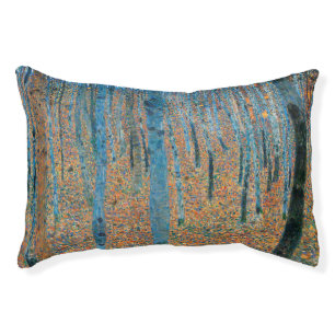 Gustav Klimt Beech Tree Forest Grove Pet Bed