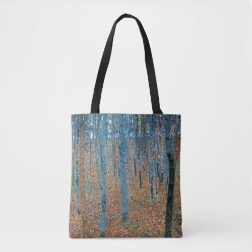 Gustav Klimt Beech Tree Forest Grove Tote Bag