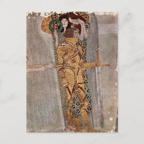Gustav Klimt  Beethovenfries  Postcard