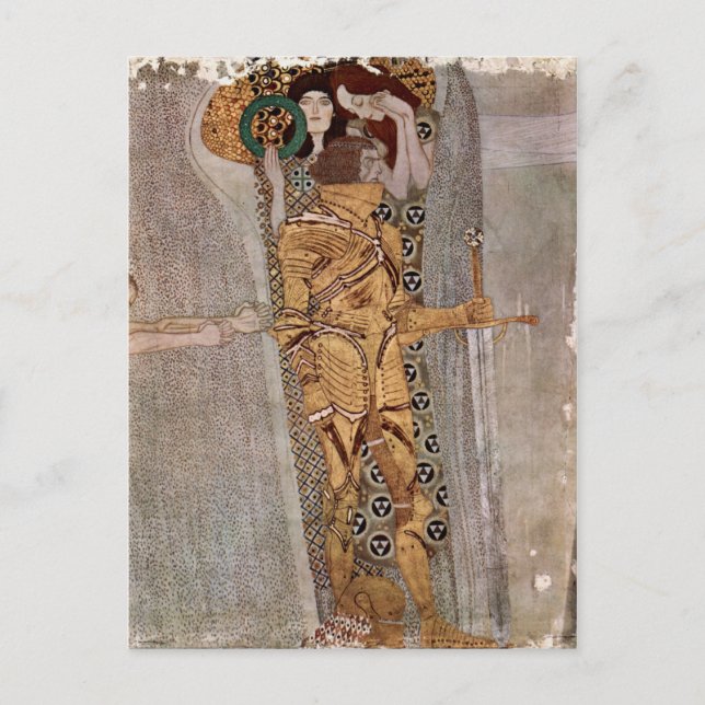 Gustav Klimt ~ Beethovenfries  Postcard (Front)