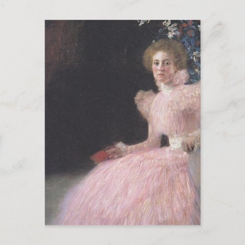 Gustav Klimt _ Bildnis Sonja Knips Portrait Postcard