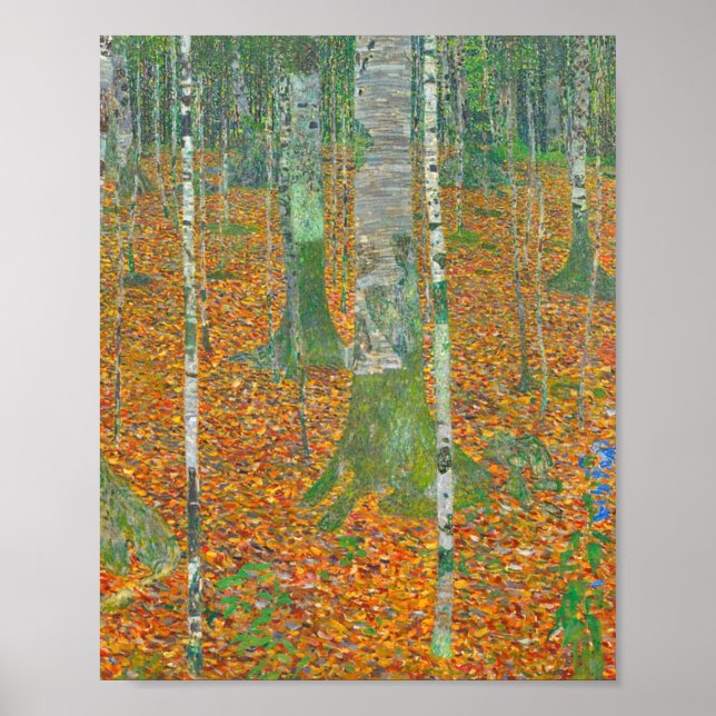 Gustav Klimt - Birch Forest Poster (Front)