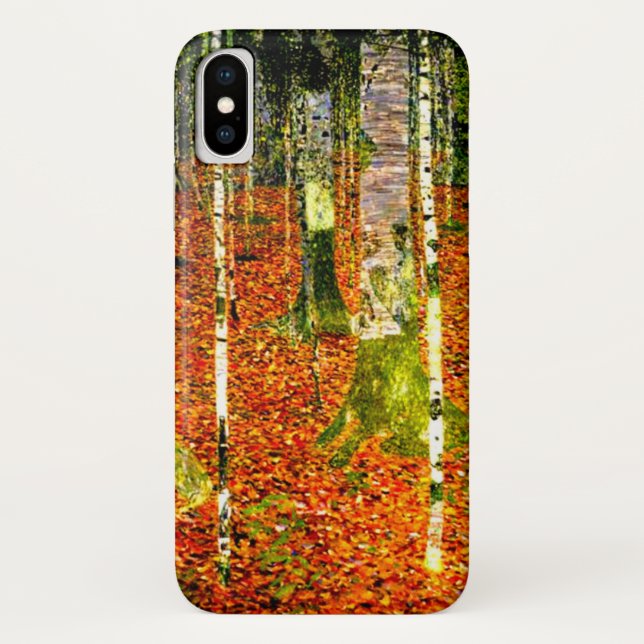Gustav Klimt Birch Trees Case-Mate iPhone Case (Back)