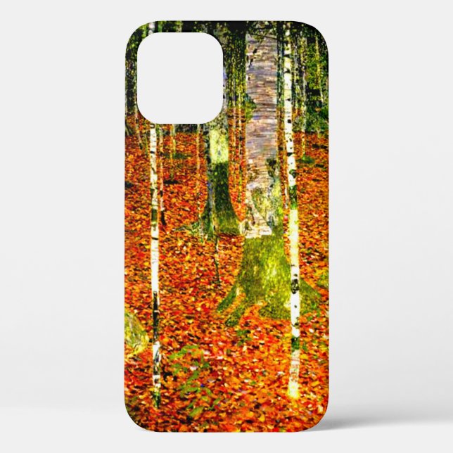 Gustav Klimt Birch Trees Case-Mate iPhone Case (Back)