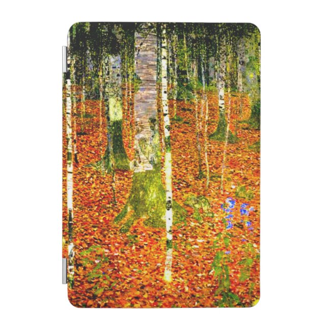 Gustav Klimt Birch Trees iPad Mini Cover (Front)