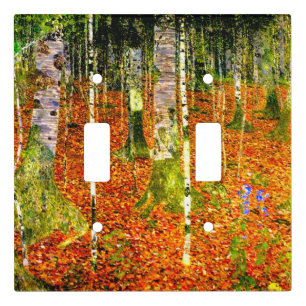 Gustav Klimt Birch Trees Light Switch Cover