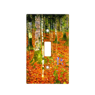 Gustav Klimt Birch Trees Light Switch Cover