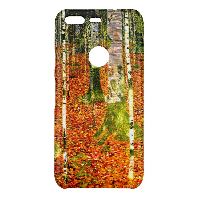 Gustav Klimt Birch Trees Uncommon Google Pixel Case (Back)