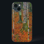 Gustav Klimt - Birch Wood iPhone 13 Case<br><div class="desc">Birch Wood - Gustav Klimt,  Oil on Canvas,  1903</div>