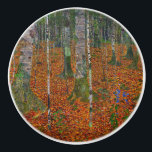 Gustav Klimt - Birch Wood Ceramic Knob<br><div class="desc">Birch Wood - Gustav Klimt,  Oil on Canvas,  1903</div>